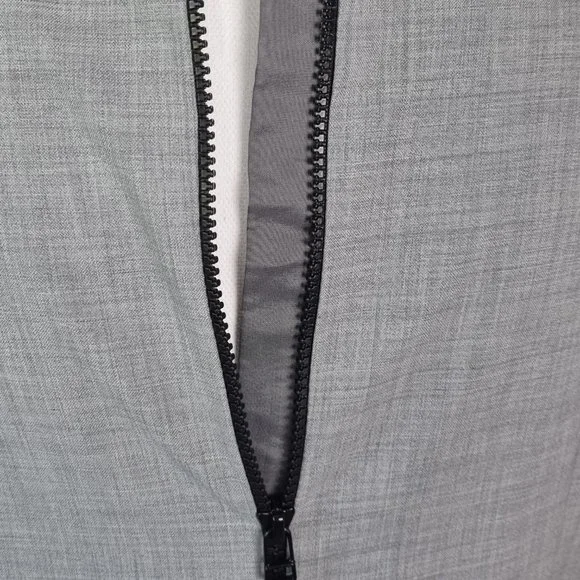 Pink Tartan Sleeveless Wool Blend Sheath Dress Size 10 - Picture 7 of 14